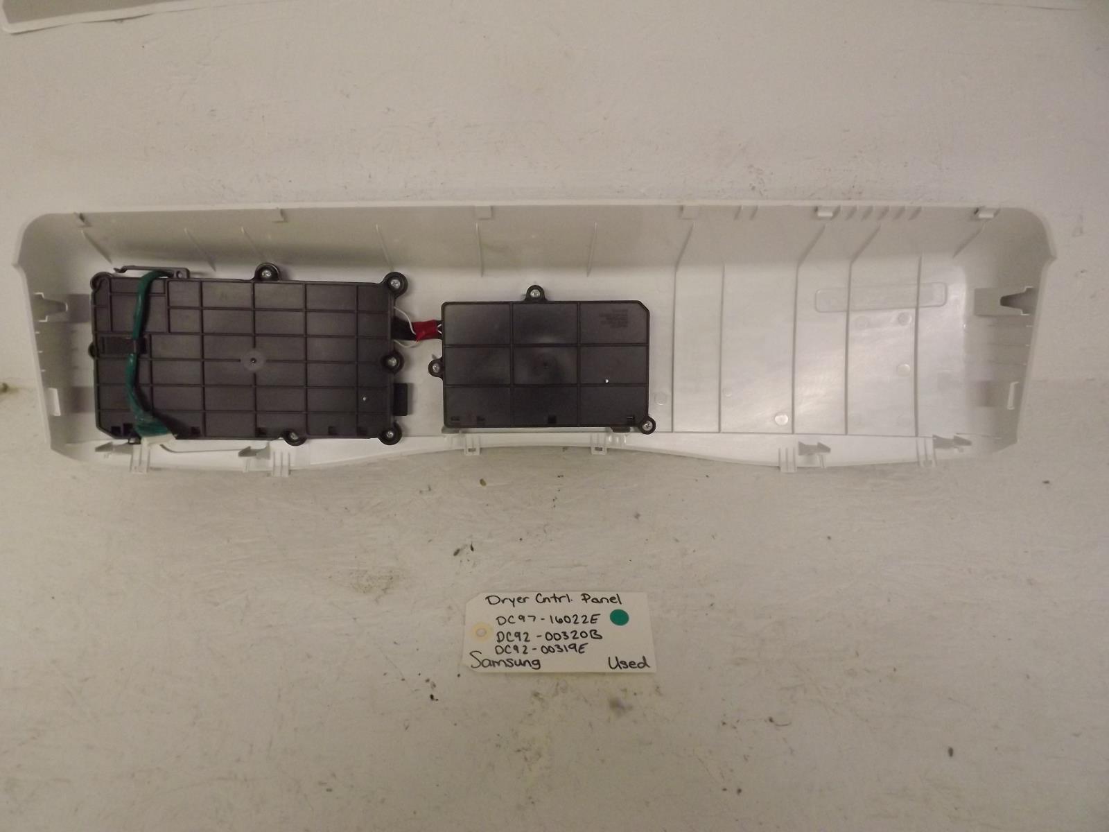 Samsung Dryer DC97-16022E DC92-00320B DC92-00319E Control Panel Used Samsung Dryer DC97-16022E DC92-00320B DC92-00319E Control Panel Used